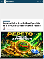 Pepeto Price Prediction Eyes 50x as a Proven Success Setup Forms - TechBullion
