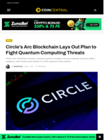 Circle's Arc Blockchain Lays Out Plan to Fight Quantum Computing Threats - CoinCentral