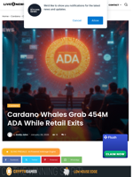 Cardano Whales Grab 454M ADA While Retail Exits | Live Bitcoin News