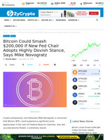 Bitcoin Could Smash $200,000 If New Fed Chair Adopts Highly Dovish Stance, Says Mike Novogratz ⋆ ZyCrypto