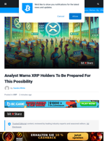 Analyst Warns XRP Holders To Be Prepared For This Possibility | Bitcoinist.com