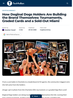 How Doginal Dogs Holders Are Building the Brand Themselves: Tournaments, Graded Cards and a Sold-Out Miami - TechBullion