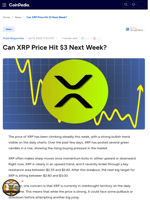 Can XRP Price Hit $3 Next Week?