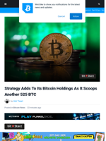 Strategy Adds To Its Bitcoin Holdings As It Scoops Another 525 BTC | Bitcoinist.com