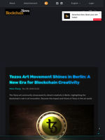 Tezos Art Movement Shines in Berlin: A New Era for Blockchain Creativity - Blockchain.News