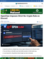 OpenClaw Imposes Strict No-Crypto Rule on Discord