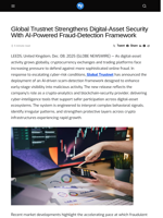 Global Trustnet Strengthens Digital-Asset Security With AI-Powered Fraud-Detection Framework - Visionary Financial