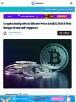 Crypto Analyst Puts Bitcoin Price At $120,000 If This Range Breakout Happens