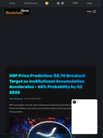 XRP Price Prediction: $2.70 Breakout Target as Institutional Accumulation Accelerates - 60% Probability by Q2 2026 - Blockchain.News