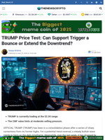 TRUMP Price Test: Can Support Trigger a Bounce or Extend the Downtrend?