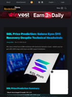SOL Price Prediction: Solana Eyes $95 Recovery Despite Technical Headwinds - Blockchain.News