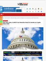 One Year Later, CLARITY Act Remains Stuck in Senate as Crypto Rules Stall - The Crypto News Wire