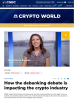 How the debanking debate is impacting the crypto industry