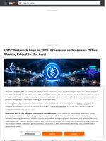 USDC Network Fees in 2026: Ethereum vs Solana vs Other Chains, Priced to the Cent - Brave New Coin