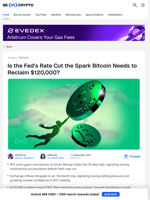 Will the Fed’s Rate Cut Push BTC Price Toward $120,000?