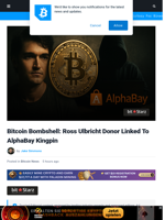 Bitcoin Bombshell: Ulbricht Donor Linked To AlphaBay Kingpin
