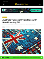 Australia Tightens Crypto Rules with New Licensing Bill