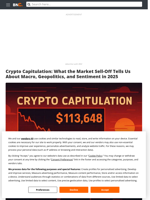 Crypto Capitulation: What the Market Sell-Off Tells Us About Macro, Geopolitics, and Sentiment in 2025 - Brave New Coin
