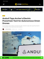 Anduril Taps Archer’s Electric Powertrain Tech for Autonomous Omen Drones - CoinCentral