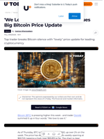 'We Love to See It': Top Trader Issues Big Bitcoin Price Update