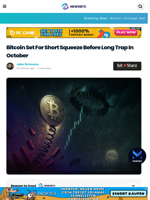 Bitcoin Set For Short Squeeze Before Long Trap In October