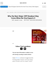 Why the Next Major XRP Breakout May Come When No One Expects It