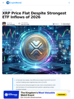 XRP Price Awaits Direction as 36.8B XRP Holders Sit at Loss