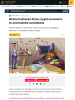 Crypto Investors Find Custodians Amid Wrench Attacks