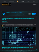 Polymarket odds hit 99% No on Hormuz traffic normalizing by July 31 - Blockchain.News
