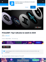 PrimeXBT: Top 5 altcoins to watch in 2025  | Bitcoinist.com