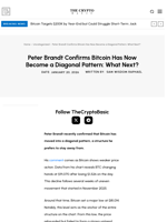 Peter Brandt Confirms Bitcoin Has Now Become a Diagonal Pattern: What Next?