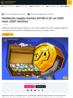 Stablecoins Dominate Crypto Trading as Retail Activity Drops: CEX.io