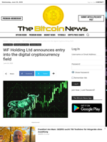 WF Holding Ltd announces entry into the digital cryptocurrency field