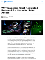 Why Smart Investors Trust Regulated Brokers Like Nemo