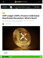XRP Ledger (XRPL) Powers $16B Dubai Real Estate Revolution: What’s Next? - CoinCentral