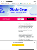 Bitcoin's (BTC) Friday Plunge — Another Look