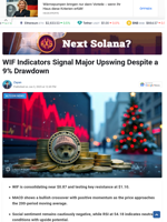 WIF Indicators Signal Major Upswing Despite a 9% Drawdown - TheNewsCrypto