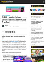 BitMEX Launches Uptober Carnival Featuring a $1,000,000 Prize Pool