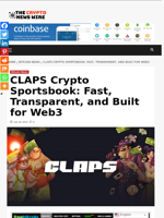 CLAPS Crypto Sportsbook: Fast, Transparent, and Built for Web3 - The Crypto News Wire