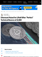 Ethereum Poised for Liftoff After 