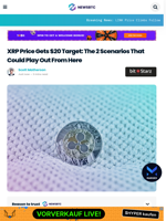 XRP Price Gets $20 Target: The 2 Scenarios That Could Play Out From Here