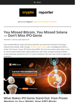 Don’t Miss IPO Genie — Trending Crypto Tokens of 2025