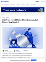 HBAR Price’s Breakout Will Likely Be Challenged By Bitcoin