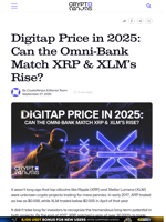 Digitap Price in 2025: Can the Omni-Bank Match XRP & XLM’s Rise?