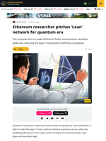 Ethereum Researcher Touts 'Lean Ethereum' To Simplify Technical Complexity