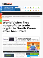 World Vision first nonprofit to trade crypto in South Korea after ban lifted - The Crypto News Wire