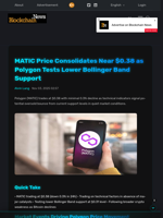 MATIC Price Consolidates Near $0.38 as Polygon Tests Lower Bollinger Band Support - Blockchain.News