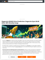 Dogecoin (DOGE) Price Prediction: Dogecoin Eyes $0.60 After 40% Weekly Surge - Brave New Coin
