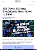 BlockDAG Price Prediction: Why $0.05 Is Just the Beginning