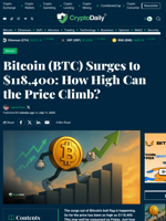 Bitcoin (BTC) Surges to $118,400: How High Can the Price Climb? - Crypto Daily